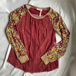 Matilda Jane 435 Floral and stripe top